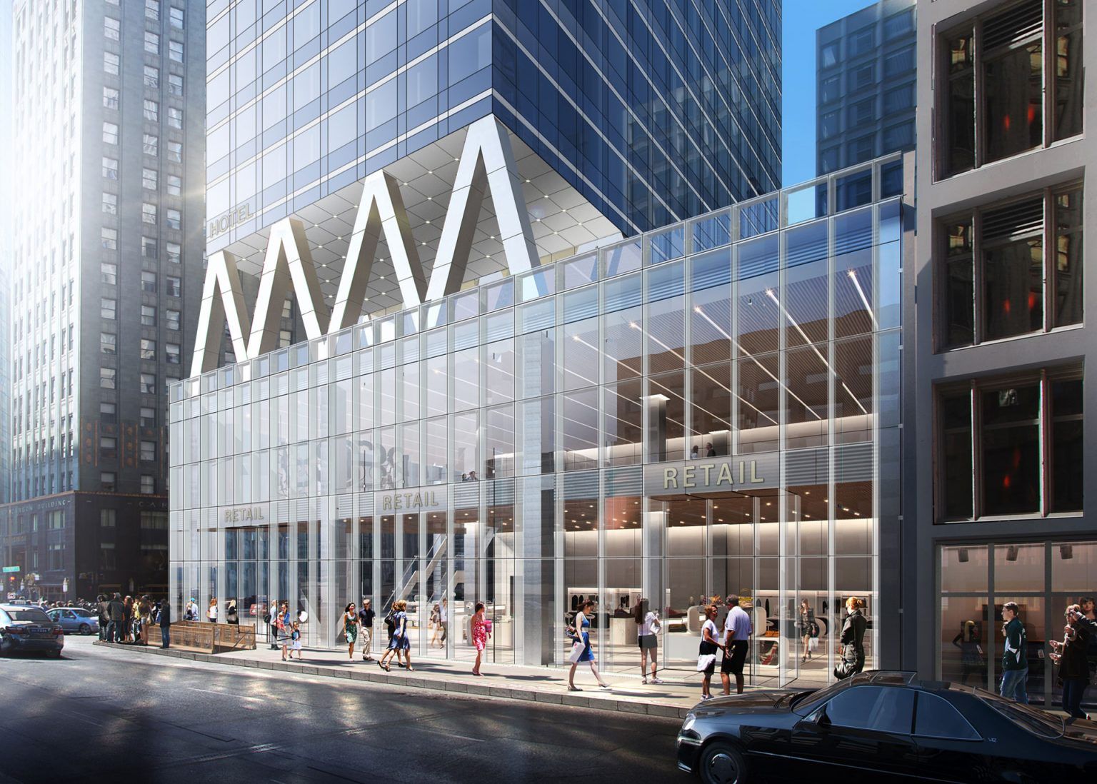 300 N Michigan Tops Out At 47 Stories In The Loop